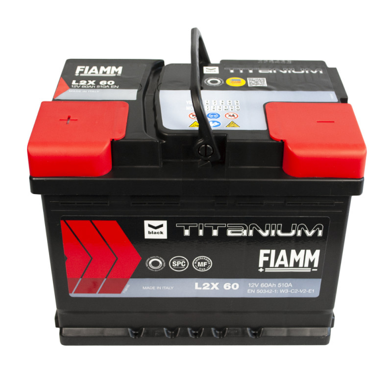 FIAMM Titanium Black 60Ah 510A L+ (L2)
