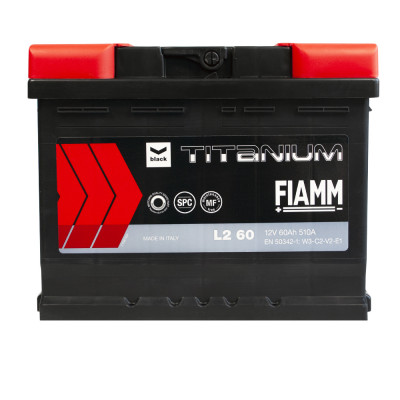 FIAMM Titanium Black 60Аh 510А R+ (L2)