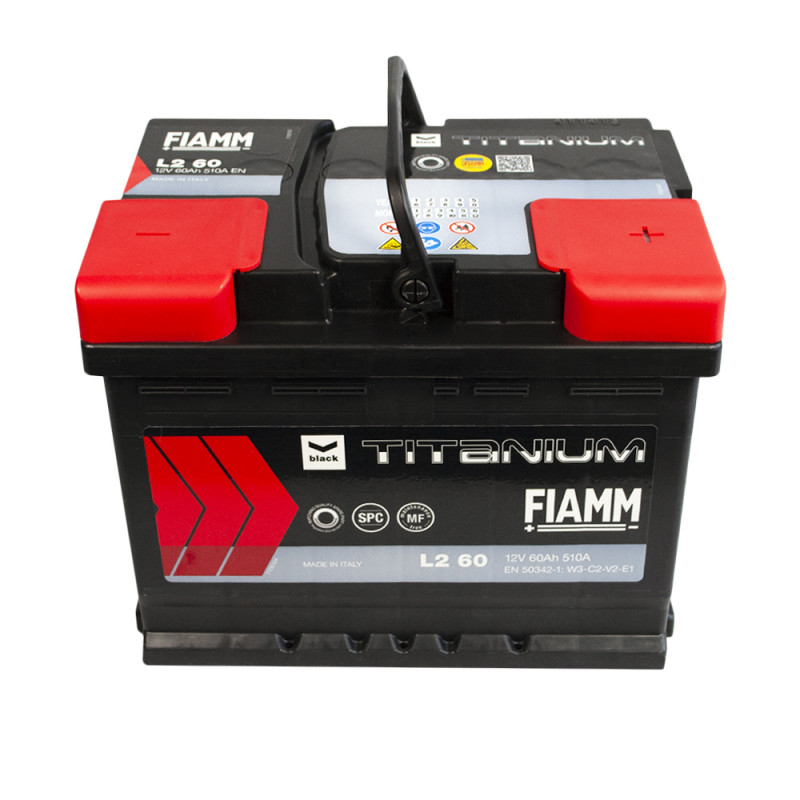 FIAMM Titanium Black 60Аh 510А R+ (L2)