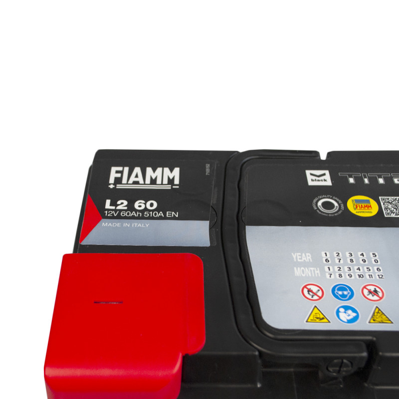 FIAMM Titanium Black 60Аh 510А R+ (L2)