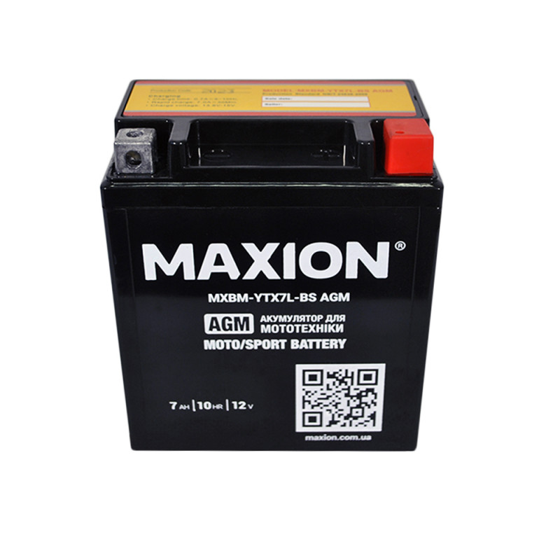 MOTO AGM YTX 7L-BS MAXION (12V, 7A)
