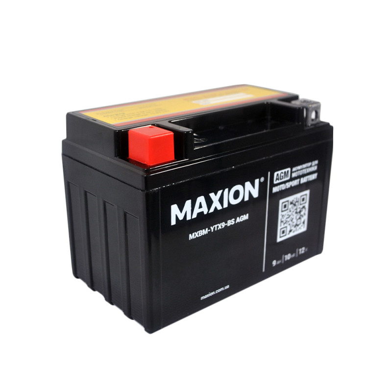 MOTO AGM YTX 9-BS MAXION (12V, 9A) 6шт/ящ