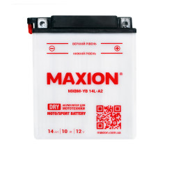 MOTO YB 14L-A2 MAXION (12V, 14A) сух.без електроліту 4шт/ящ