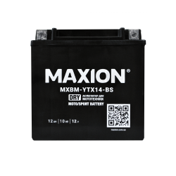 MOTO YTX 14-BS MAXION (12V, 14A) 6шт/ящ сух.без електроліту 6шт/ящ