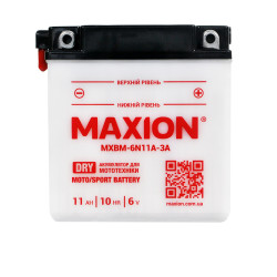 MOTO 6N 11A-3A MAXION (6V, 11A) 8шт/ящ