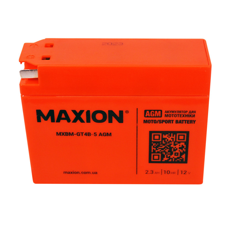 MOTO AGM GT 4B-5 MAXION (12V, 2,3A) 20шт/ящ
