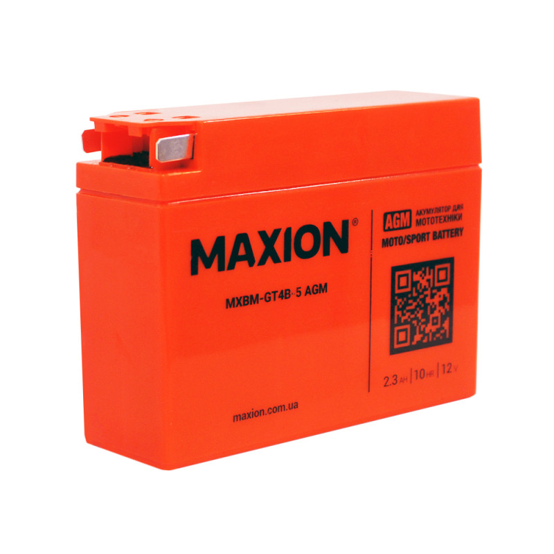 MOTO AGM GT 4B-5 MAXION (12V, 2,3A) 20шт/ящ