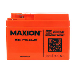 MOTO AGM YTR 4A-BS MAXION (12V, 2.3A) 20шт/ящ