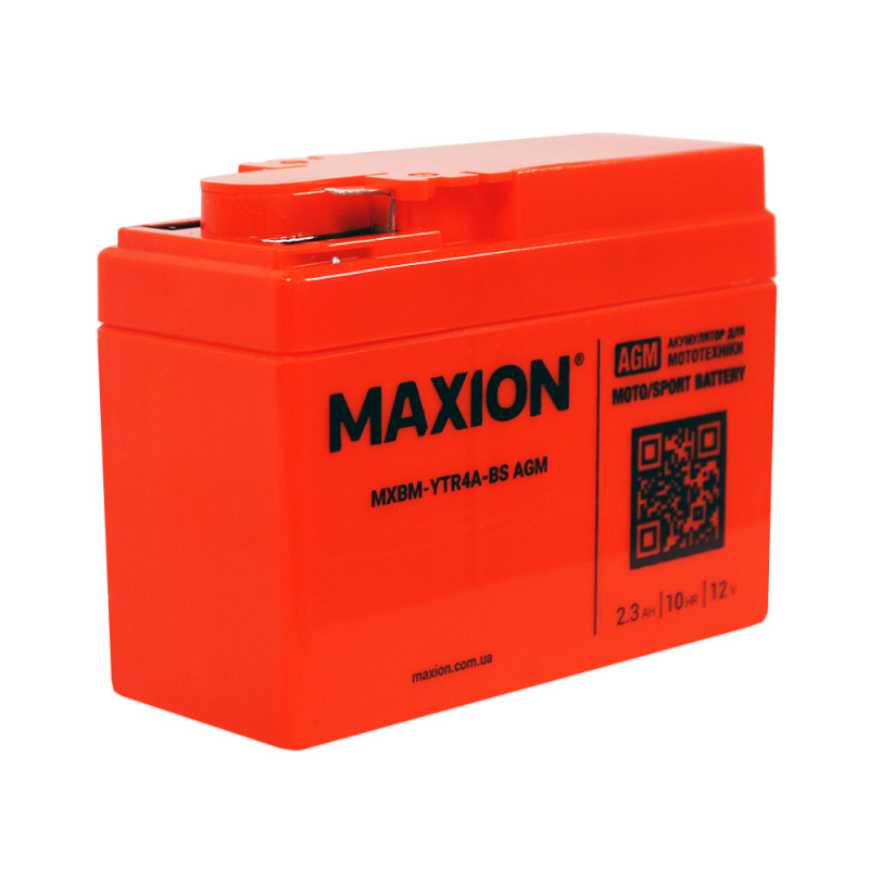 MOTO AGM YTR 4A-BS MAXION (12V, 2.3A) 20шт/ящ