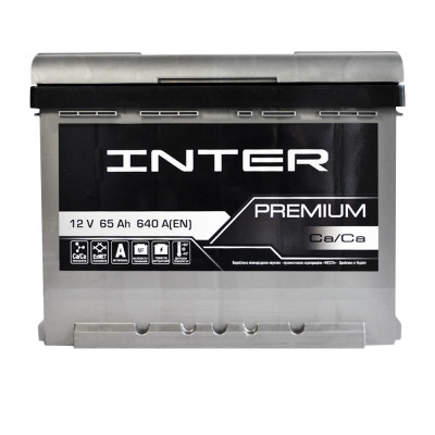 INTER Premium 65Ah 640A R+ (L2)