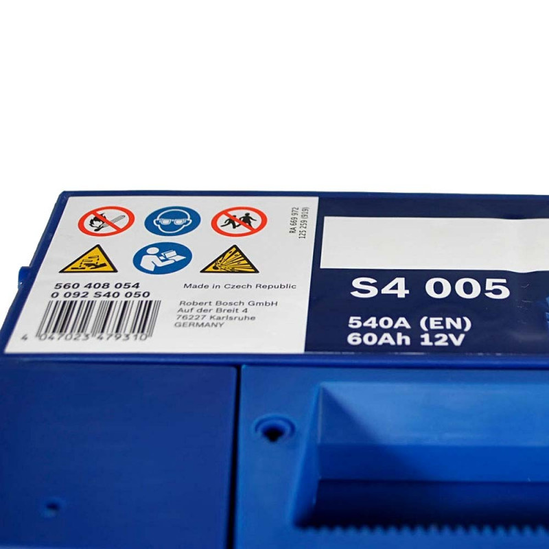 BOSCH (S40 050) (L2) 60Ah 540A R+