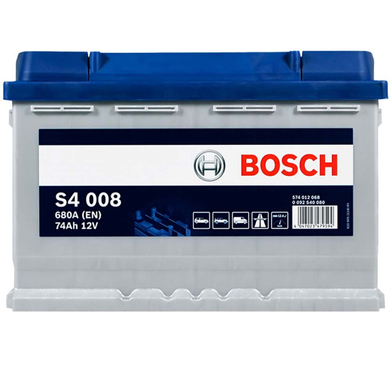 BOSCH (S40080) (L3) 74Ah 680A R+