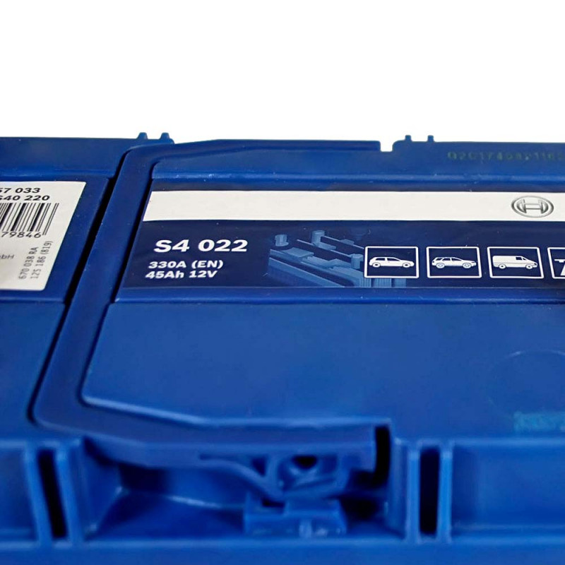 BOSCH (S40 220) (B24) Asia 45Ah 330A L+ т.к.