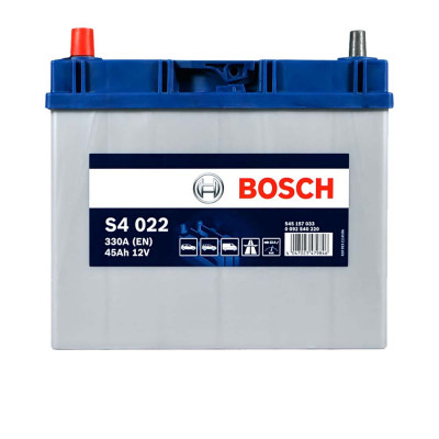 BOSCH (S40 220) (B24) Asia 45Ah 330A L+ т.к.