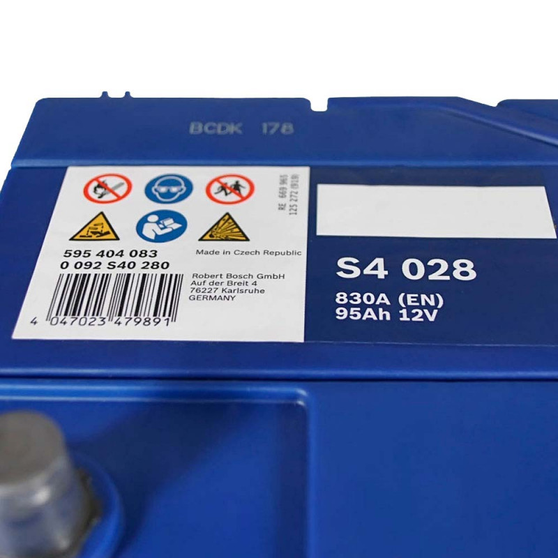 BOSCH (S40 280) (D31) Asia 95Ah 830A R+ н.к.