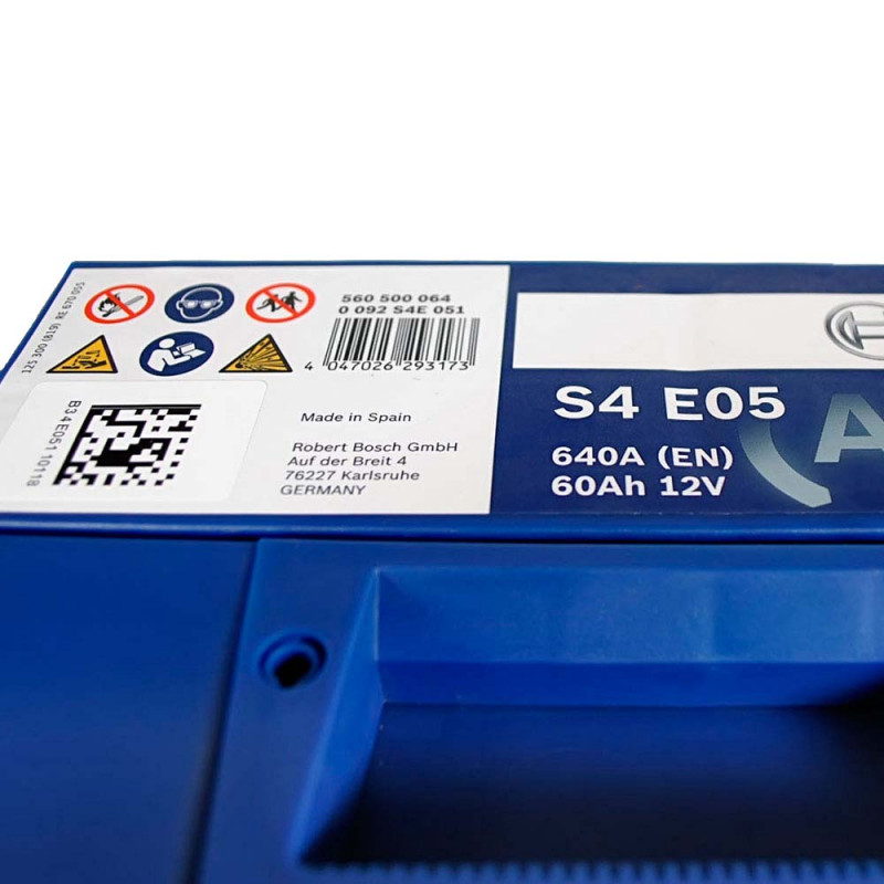 BOSCH EFB (S4E 051) (L2) 60Ah 640A R+