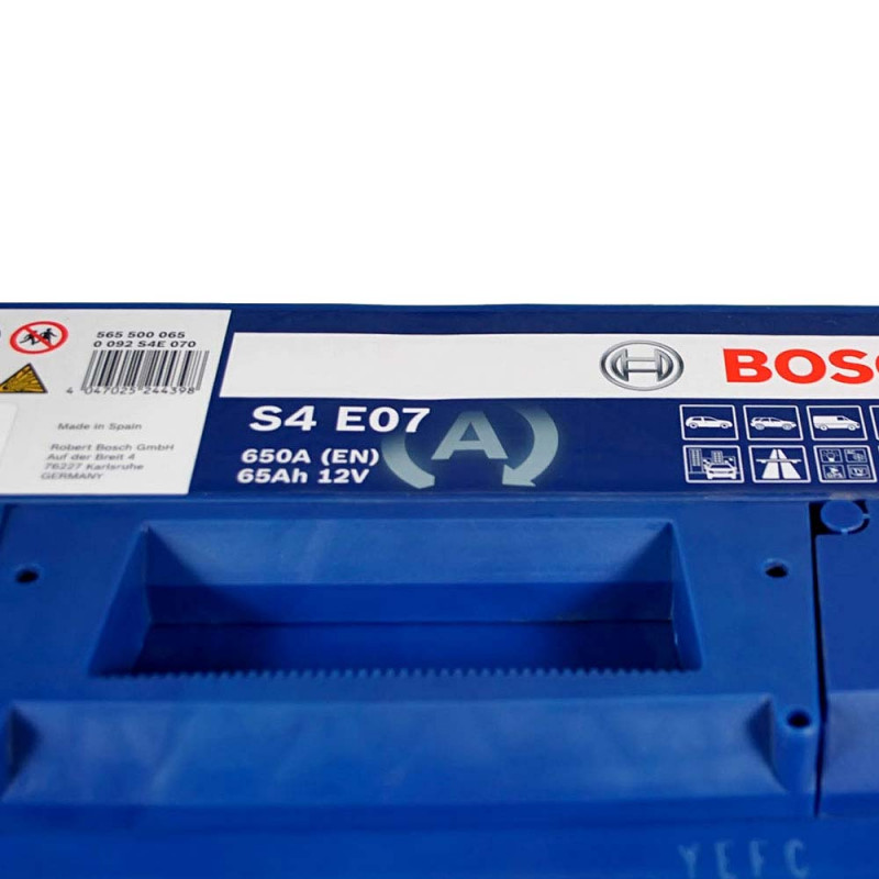 BOSCH EFB (S4E 070) (LB3) 65Ah 650A R+ (h=175)