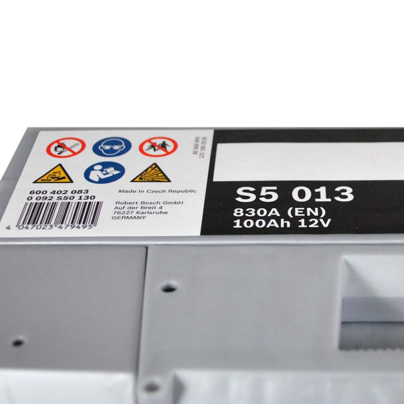 BOSCH (S50 130) (L5) 100Ah 830A R+