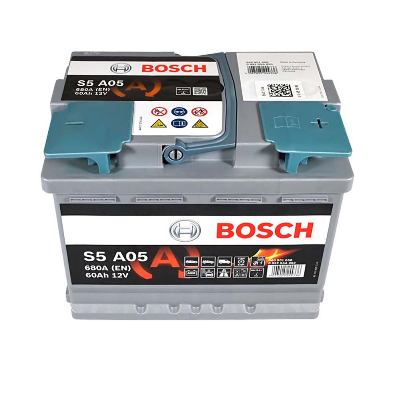 BOSCH AGM (S5A 050) (L2) 60Ah 680A R+