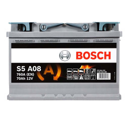 Автомобільний акумулятор BOSCH AGM (S5A 080) (L3) 70Ah 760A R+