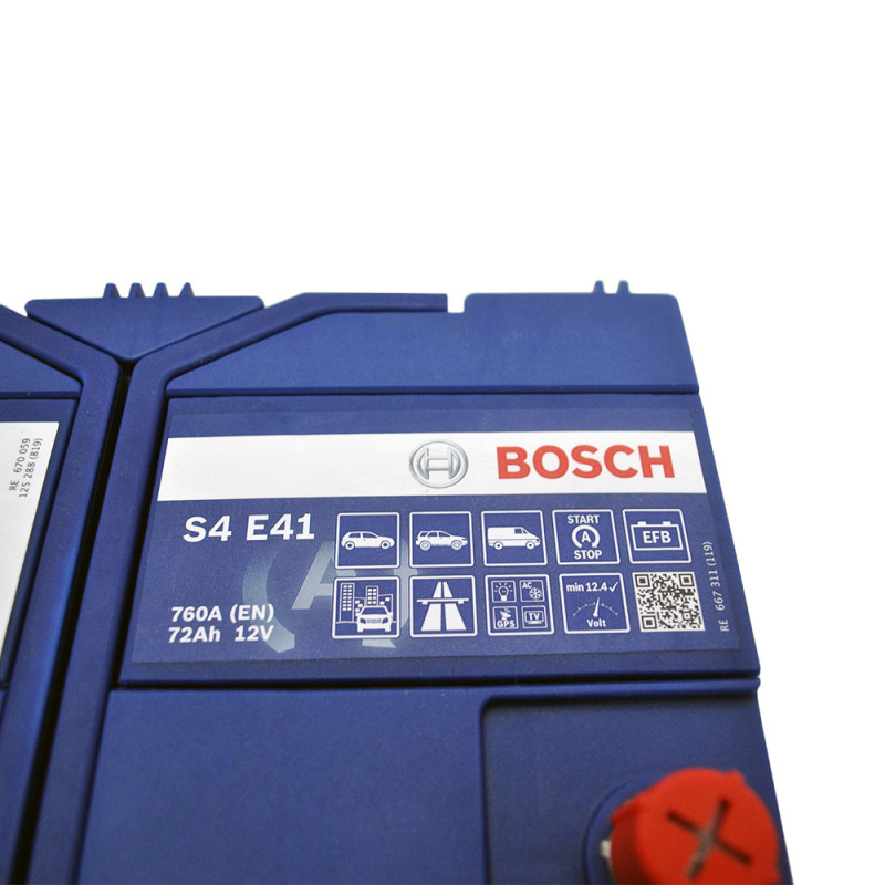 BOSCH EFB Asia (S4E 410) (D26) 72Ah 760A R+