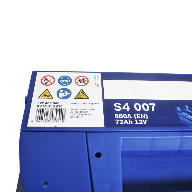 BOSCH (S40 070) (L3B) 72Ah 680A R+