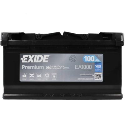 EXIDE Premium (EA1000) 100Аh 900Ah R+