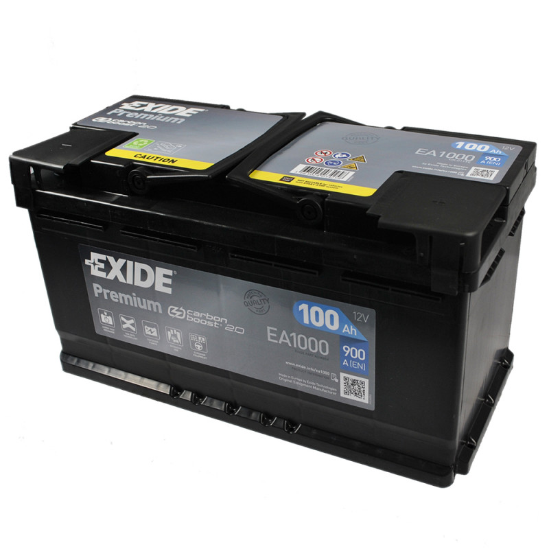 EXIDE Premium (EA1000) 100Аh 900Ah R+