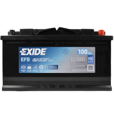 EXIDE (EL1000) Start-Stop EFB 100Аh 900A R+