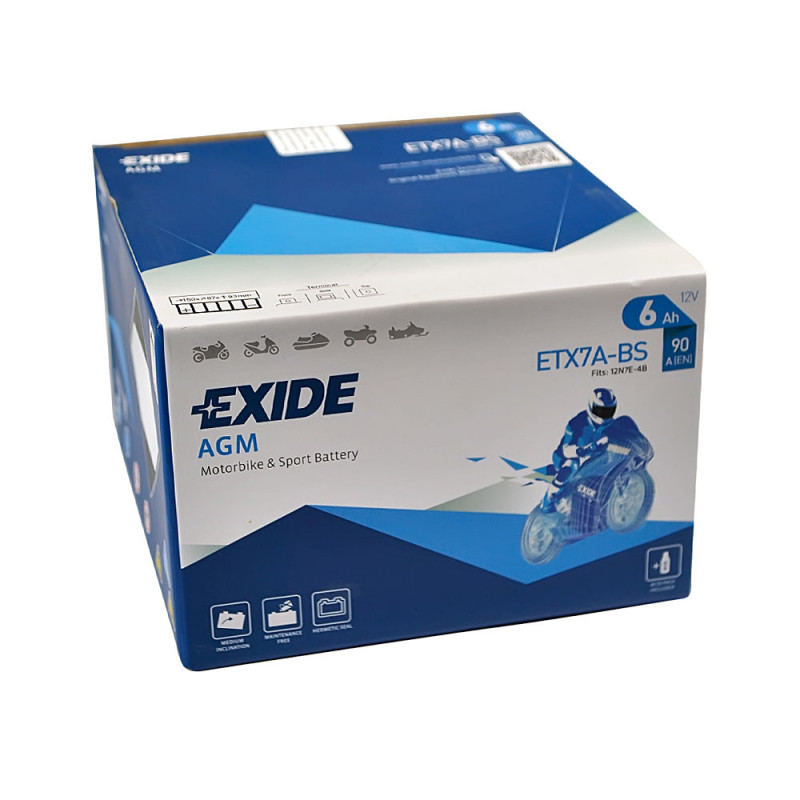 MOTO ETX 7A-BS EXIDE (12V, 6A)