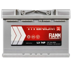 FIAMM Titanium Pro (L3) 74Аh 680А R+