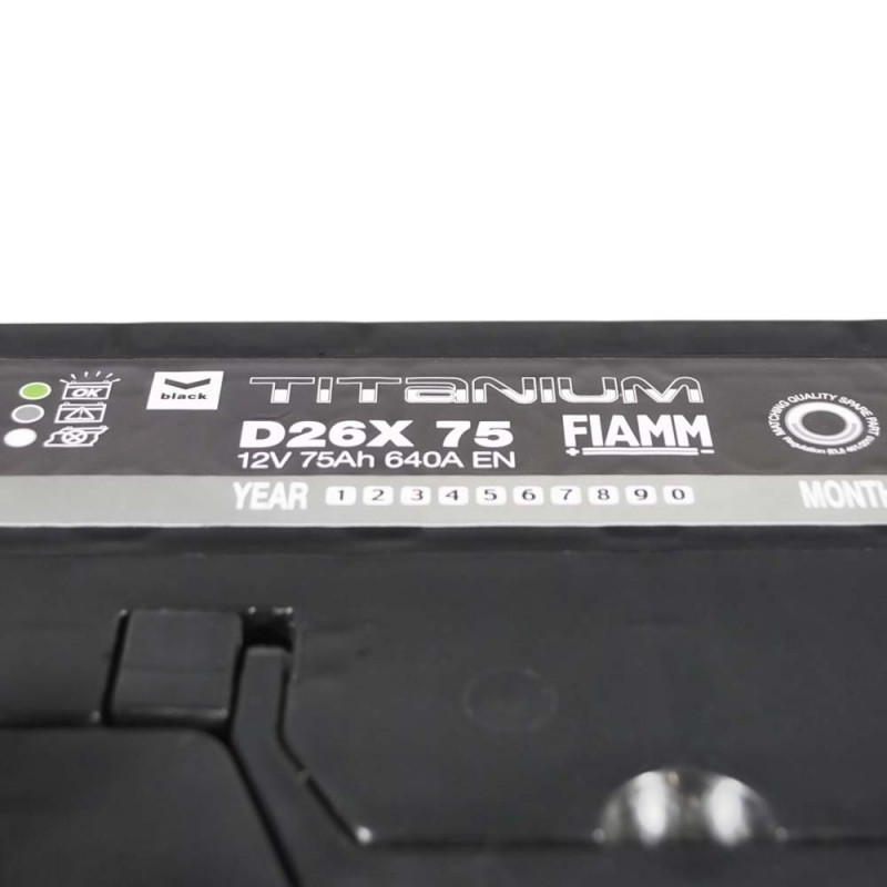 FIAMM Titanium Black Asia 75Аh 640А R+ (D26)