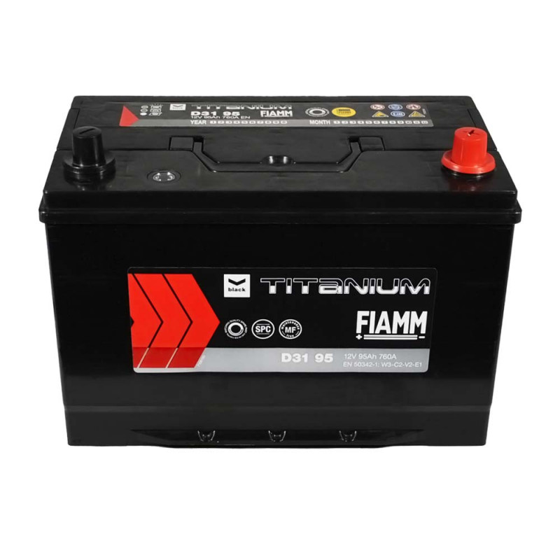 FIAMM Titanium Black Asia 95Аh 760А R+ (D31)