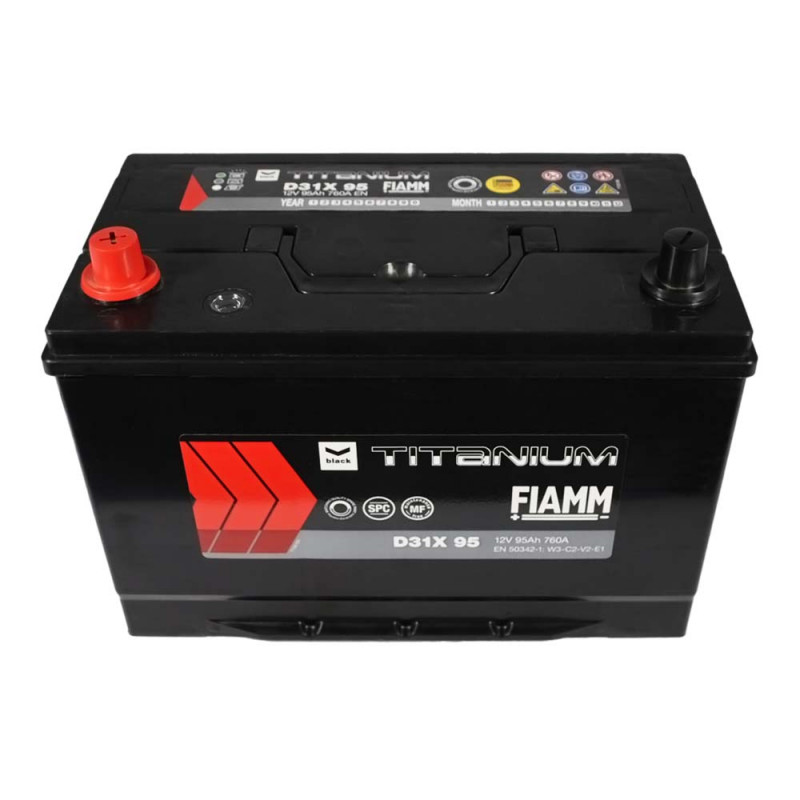 FIAMM Titanium Black Asia 95Аh 760А L+ (D31)
