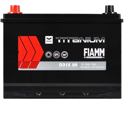 FIAMM Titanium Black Asia 95Аh 760А L+ (D31)