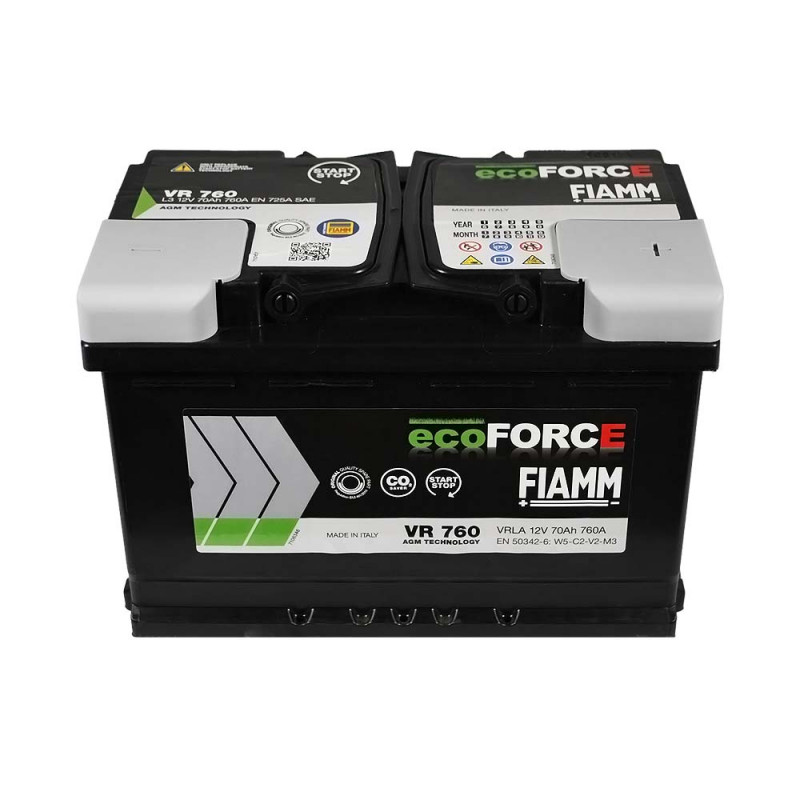 FIAMM Ecoforce AGM  70Аh 760А R+ (VR760) (L3)