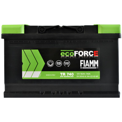 FIAMM Ecoforce AFB (TR740) (L4) 80Аh 740А R+