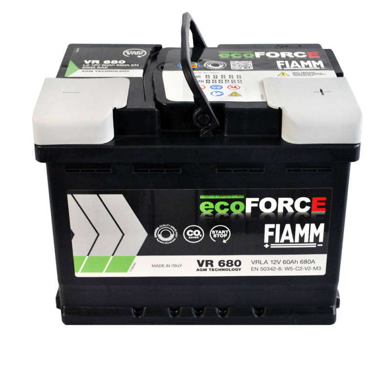 FIAMM Ecoforce AGM (VR680) (L2) 60Аh 680А R+