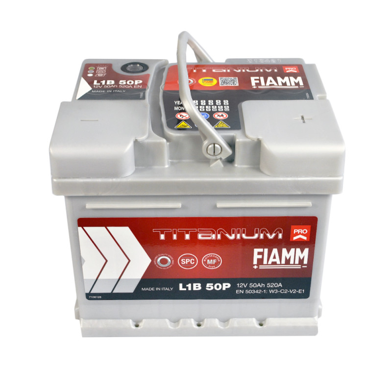 FIAMM Titanium Pro (LB1) 50Аh 520А R+ (h=175)