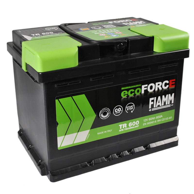 FIAMM Ecoforce AFB (TR600) (L2) 60Аh 600А R+