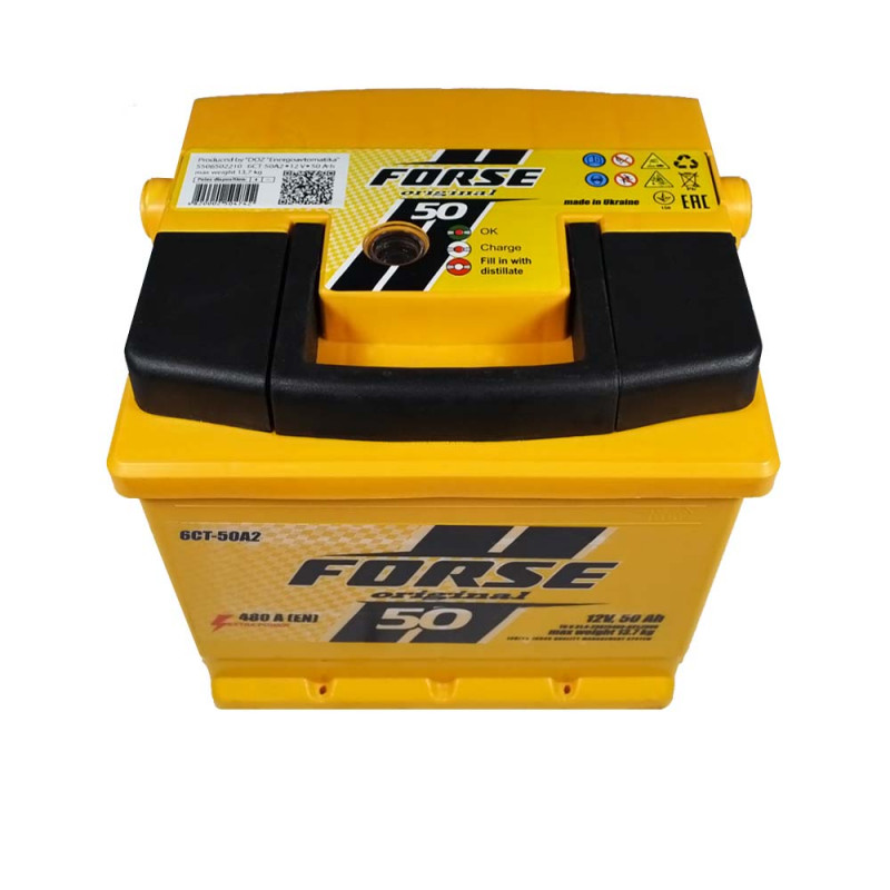 FORSE (L1) 50Аh 480А R+
