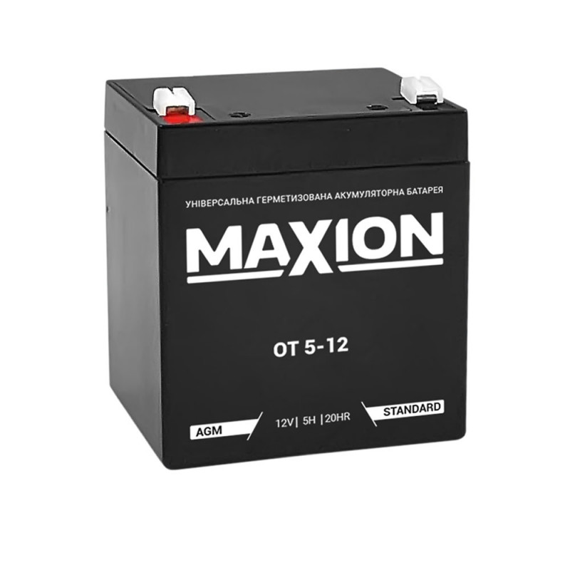 АКБ OT MAXION 12-5 (12V,5Ah) 10шт/ящ