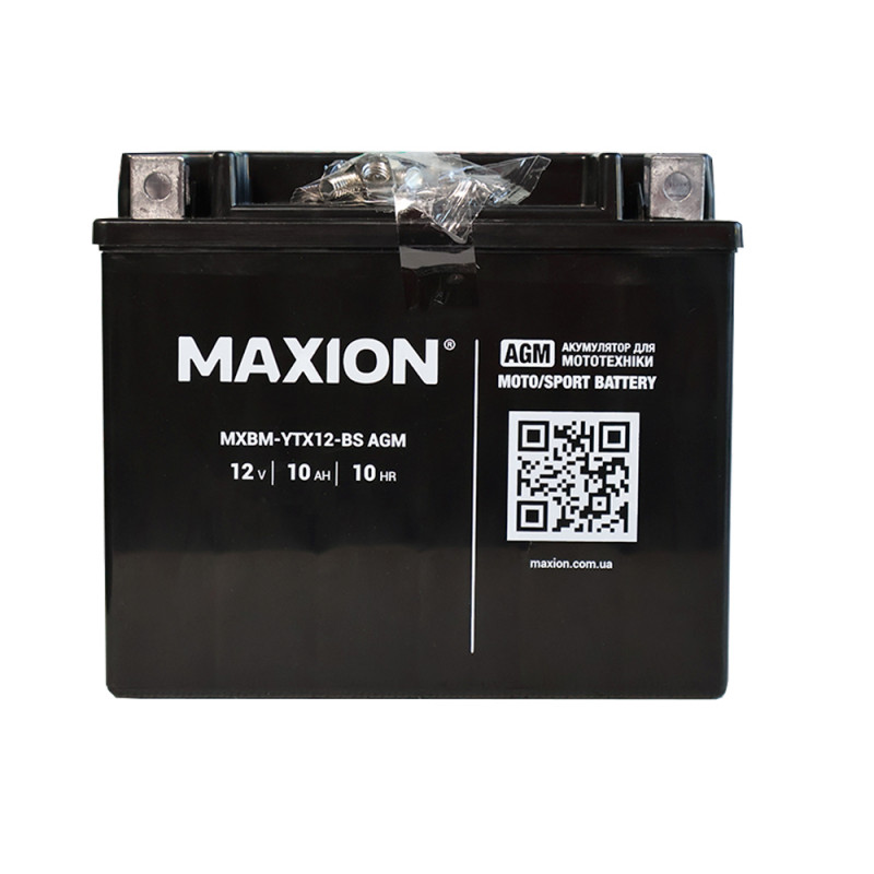 MOTO YTX 12-BS MAXION (12V, 10A) 6шт/ящ
