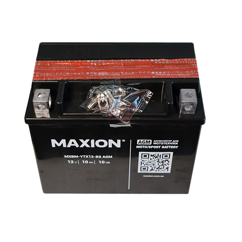 MOTO YTX 12-BS MAXION (12V, 10A) 6шт/ящ