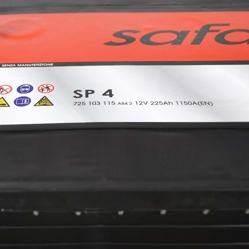 SAFA Platino Truck 225Ah 1150A L+ (725 103 115) (D6C)