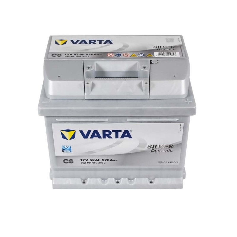 VARTA Silver Dynamic (C6) 52Ah 520А R+ (LB1) (h=175)