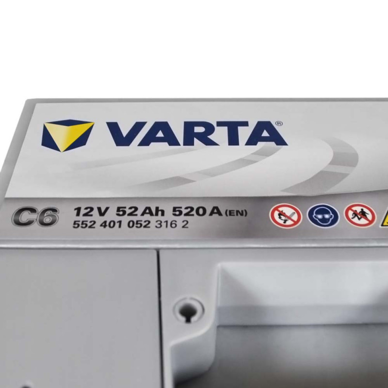 VARTA Silver Dynamic (C6) 52Ah 520А R+ (LB1) (h=175)