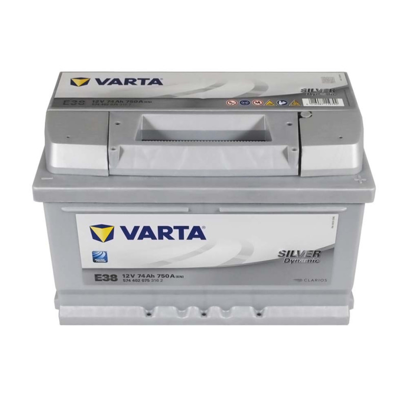 VARTA Silver Dynamic (E38) 74Ah 750А R+ (LB3) (h=175)