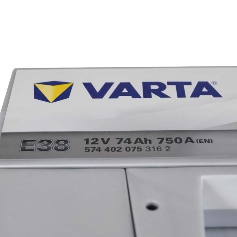 VARTA Silver Dynamic (E38) 74Ah 750А R+ (LB3) (h=175)