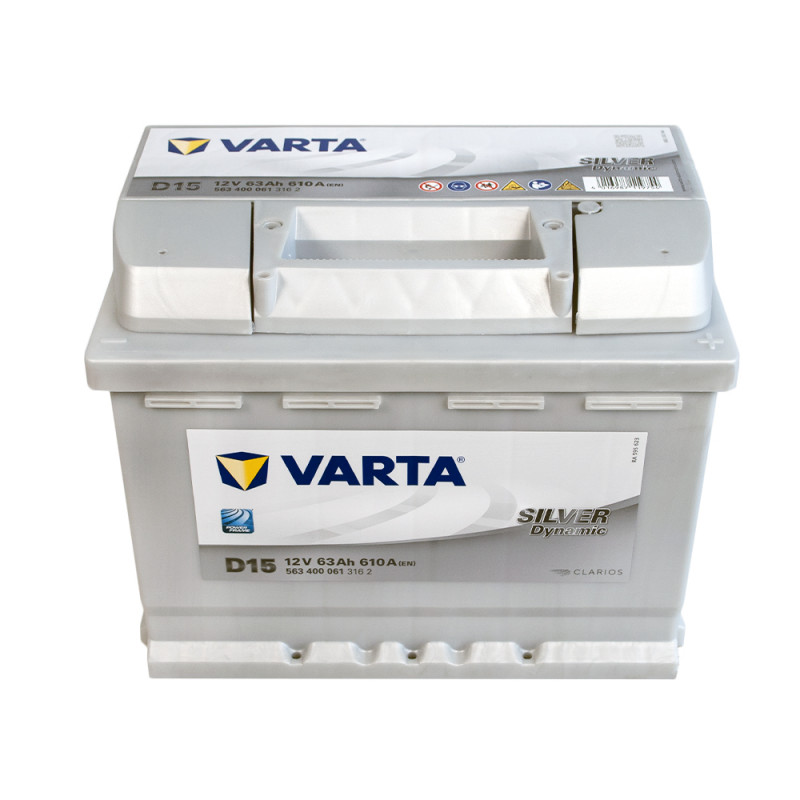 VARTA Silver Dynamic (D15) 63Ah 610A R+ (L2)